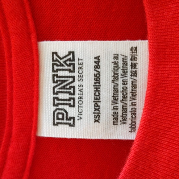 NWOT Victoria’s Secret PINK Red & Silver Star Tank - Picture 6 of 6